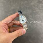 BV Factory Bvlgari Quartz Serpenti 103148 33mm Full Steel Blue Roman Numerals Silver Dial (4) BV Factory Bvlgari Quartz Serpenti 103148 33mm Full Steel Blue Roman Numerals Silver Dial