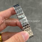 BV Factory Bvlgari Quartz Serpenti 103148 33mm Full Steel Blue Roman Numerals Silver Dial (8) BV Factory Bvlgari Quartz Serpenti 103148 33mm Full Steel Blue Roman Numerals Silver Dial