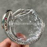 BV Factory Bvlgari Serpenti Tubogas 101910 35mm Full Steel Diamond Bezel Roman Numerals Silver Dial