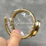 BV Factory Bvlgari Serpenti Tubogas 101924 35mm Full Yellow Gold Diamond Bezel Roman Numerals White Dial (4) BV Factory Bvlgari Serpenti Tubogas 101924 35mm Full Yellow Gold Diamond Bezel Roman Numerals White Dial
