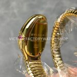 BV Factory Bvlgari Serpenti Tubogas 101924 35mm Full Yellow Gold Diamond Bezel Roman Numerals White Dial (8) BV Factory Bvlgari Serpenti Tubogas 101924 35mm Full Yellow Gold Diamond Bezel Roman Numerals White Dial