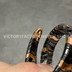 BV Factory Bvlgari Serpenti Tubogas 102735 35mm Half Rose Gold Ceramic Roman Numerals Black Dial (1) BV Factory Bvlgari Serpenti Tubogas 102735 35mm Half Rose Gold Ceramic Roman Numerals Black Dial