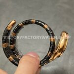 BV Factory Bvlgari Serpenti Tubogas 102735 35mm Half Rose Gold Ceramic Roman Numerals Black Dial (8) BV Factory Bvlgari Serpenti Tubogas 102735 35mm Half Rose Gold Ceramic Roman Numerals Black Dial