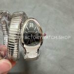 BV Bvlgari Serpenti Tubogas 102824 steel black dial 35mm watch