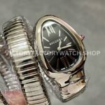 BV Factory Bvlgari Serpenti Tubogas 102824 35mm Steel Roman Numerals Black Dial