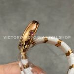 BV Factory Bvlgari Serpenti Tubogas 102886 35mm Half Rose Gold Ceramic Roman Numerals White Dial (7) BV Factory Bvlgari Serpenti Tubogas 102886 35mm Half Rose Gold Ceramic Roman Numerals White Dial