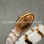 BV Factory Bvlgari Serpenti Tubogas 102886 35mm Half Rose Gold Ceramic Roman Numerals White Dial (8) BV Factory Bvlgari Serpenti Tubogas 102886 35mm Half Rose Gold Ceramic Roman Numerals White Dial