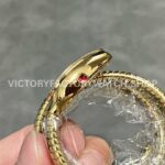 BV Factory Bvlgari Serpenti Tubogas 10430235mm Full Yellow Gold Roman Numerals Red Dial (2) BV Factory Bvlgari Serpenti Tubogas 104302 35mm Full Yellow Gold Roman Numerals Red Dial
