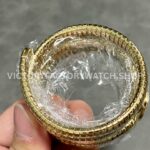 BV Factory Bvlgari Serpenti Tubogas 10430235mm Full Yellow Gold Roman Numerals Red Dial (5) BV Factory Bvlgari Serpenti Tubogas 104302 35mm Full Yellow Gold Roman Numerals Red Dial