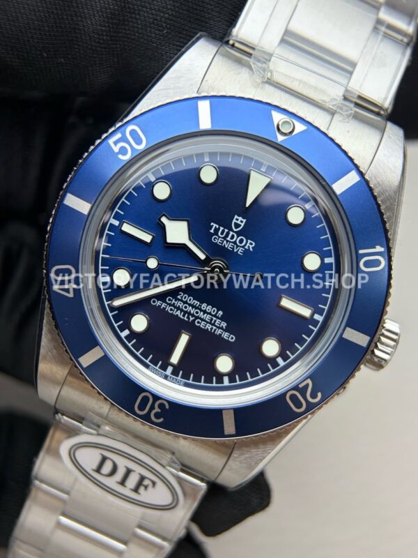 DIF Factory Tudor Black Bay 54 M79000B-0001 37mm Full Steel Blue Aluminum Bezel Blue Dial
