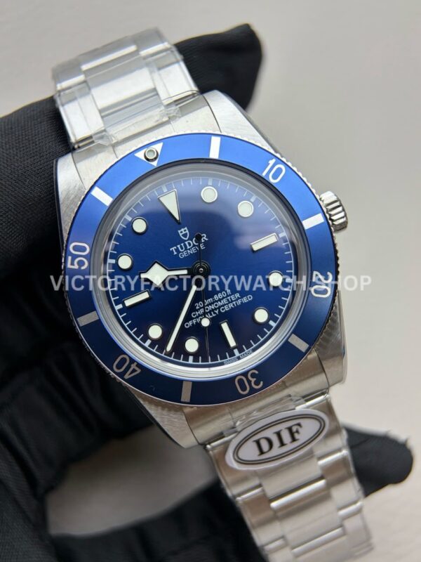 DIF Factory Tudor Black Bay 54 M79000B-0001 37mm Full Steel Blue Aluminum Bezel Blue Dial