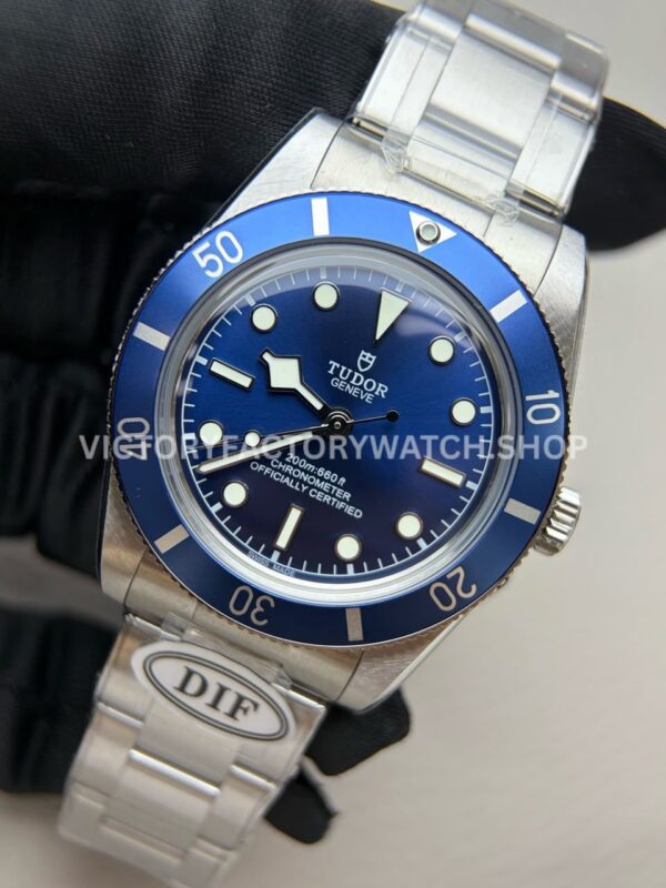 DIF Factory Tudor Black Bay 54 M79000B-0001 37mm Full Steel Blue Aluminum Bezel Blue Dial