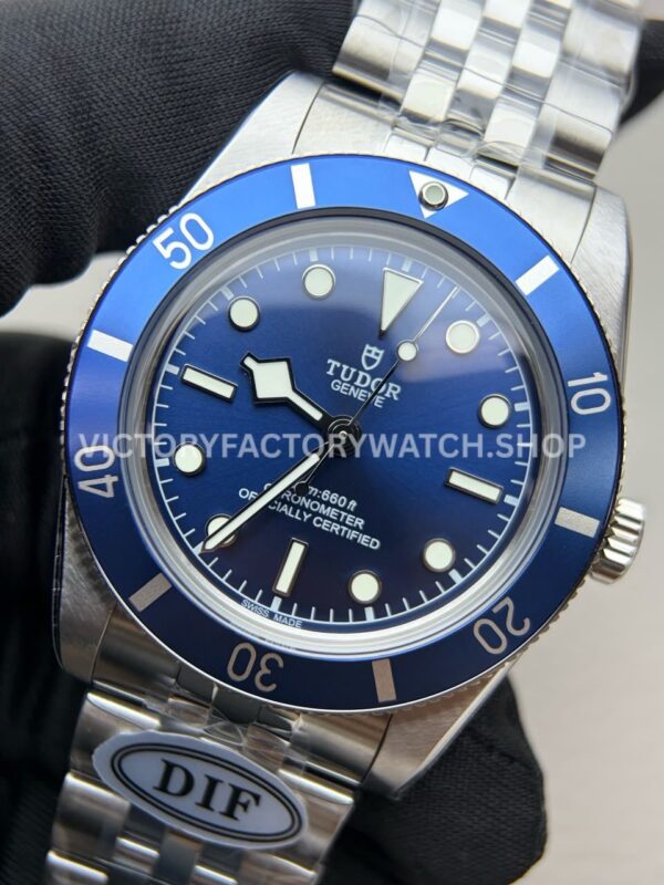 DIF Factory Tudor Black Bay 54 M79000B-0001 37mm Full Steel Blue Aluminum Bezel Blue Dial (4) DIF Factory Tudor Black Bay 54 M79000B-0001 37mm Full Steel Blue Aluminum Bezel Blue Dial Jubilee