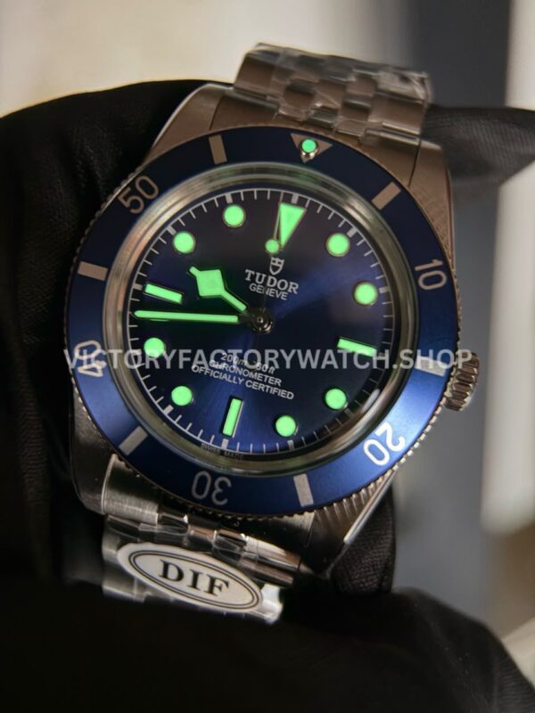 DIF Factory Tudor Black Bay 54 M79000B-0001 37mm Full Steel Blue Aluminum Bezel Blue Dial (6) DIF Factory Tudor Black Bay 54 M79000B-0001 37mm Full Steel Blue Aluminum Bezel Blue Dial Jubilee