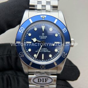 DIF Factory Tudor Black Bay 54 M79000B-0001 37mm Full Steel Blue Aluminum Bezel Blue Dial (7) DIF Factory Tudor Black Bay 54 M79000B-0001 37mm blue dial Jubilee bracelet