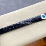 DR Factory Cartier Baignoire WB520008 31.4mm White Gold Leather Strap Diamond Bezel Roman Numerals Silver Dial
