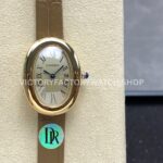 DR Factory Cartier Baignoire WGBA0007 31.4mm Yellow Gold Leather Strap Roman Numerals Silver Dial (7) DR Factory Cartier Baignoire WGBA0007 Roman numerals silver dial