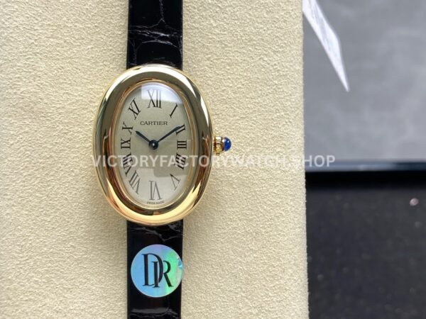 DR Factory Cartier Baignoire WGBA0007 yellow gold silver dial