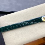 DR Factory Cartier Baignoire WJBA0038 31.4mm Yellow Gold Diamond Bezel Roman Numerals Silver Dial
