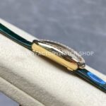 DR Factory Cartier Baignoire WJBA0038 31.4mm Yellow Gold Diamond Bezel Roman Numerals Silver Dial