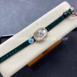 DR Factory Cartier Baignoire WJBA0038 31.4mm Yellow Gold Diamond Bezel Roman Numerals Silver Dial