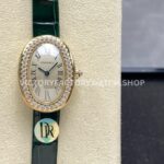 DR Factory Cartier Baignoire WJBA0038 yellow gold diamond bezel silver dial