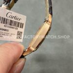 F1 Factory Cartier Santos Dumont WGSA0022 27.5mm Rose Gold Leather Strap Roman Numerals Silve (9) F1 Factory Cartier Santos Dumont WGSA0022 27.5mm Rose Gold Leather Strap Roman Numerals Silver Dial