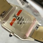 F1 Factory Cartier Santos Dumont WSSA0023 27.5mm Steel Leather Strap Roman Numerals Black Dial (6) F1 Factory Cartier Santos Dumont WSSA0023 27.5mm Steel Leather Strap Roman Numerals Black Dial