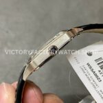 F1 Factory Cartier Santos Dumont WSSA0023 27.5mm Steel Leather Strap Roman Numerals Black Dial (8) F1 Factory Cartier Santos Dumont WSSA0023 27.5mm Steel Leather Strap Roman Numerals Black Dial