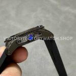 F5 Factory Cartier Calibre de Cartier Diver WSCA0006 42mm Black Steel Black Rubber Strap Roman Numerals Black Dial