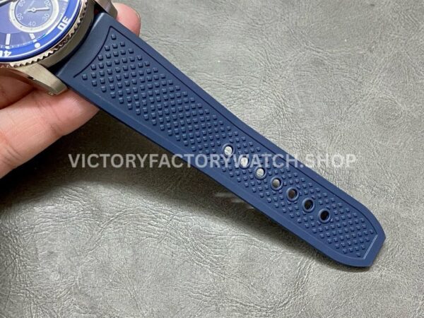 F5 Factory Cartier Calibre de Cartier Diver WSCA0010 42mm Steel Blue Rubber Strap Roman Numerals Blue Dial