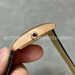F5 Factory Cartier Tank MC W5330001 34mm Rose Gold Leather Strap Roman Numerals White Dial (1) F5 Factory Cartier Tank MC W5330001 34mm Rose Gold Leather Strap Roman Numerals White Dial