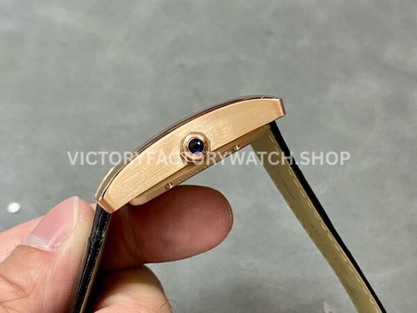 F5 Factory Cartier Tank MC W5330001 34mm Rose Gold Leather Strap Roman Numerals White Dial (1) F5 Factory Cartier Tank MC W5330001 34mm Rose Gold Leather Strap Roman Numerals White Dial