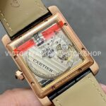 F5 Factory Cartier Tank MC W5330001 34mm Rose Gold Leather Strap Roman Numerals White Dial (4) F5 Factory Cartier Tank MC W5330001 34mm Rose Gold Leather Strap Roman Numerals White Dial