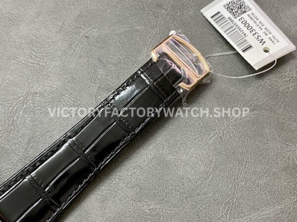 F5 Factory Cartier Tank MC W5330001 34mm Rose Gold Leather Strap Roman Numerals White Dial (5) F5 Factory Cartier Tank MC W5330001 34mm Rose Gold Leather Strap Roman Numerals White Dial