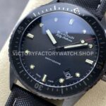 GF Factory Blancpain Fifty Fathoms Bathyscaphe 5000-0130-B52A 43mm Ceramic Textile Strap Black Dial