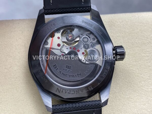 GF Factory Blancpain Fifty Fathoms Bathyscaphe 5000-0130-B52A 43mm Ceramic Textile Strap Black Dial
