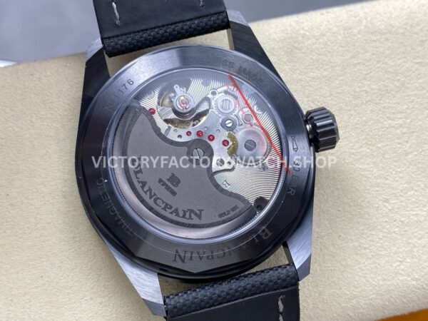 GF Factory Blancpain Fifty Fathoms Bathyscaphe 5000 0153 01S 43mm Ceramic Textile Strap Green Dial (6) GF Factory Blancpain Fifty Fathoms Bathyscaphe 5000 0153 01S 43mm Ceramic Textile Strap Green Dial