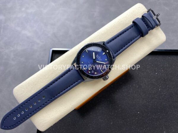 GF Factory Blancpain Fifty Fathoms Bathyscaphe 5000-0240-O52A 43mm Ceramic Textile Strap Blue Dial (4) GF Factory Blancpain Fifty Fathoms Bathyscaphe 5000-0240-O52A 43mm Ceramic Textile Strap Blue Dial