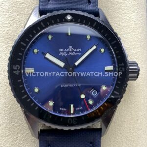 GF Factory Blancpain Fifty Fathoms Bathyscaphe 5000-0240-O52A 43mm ceramic blue dial
