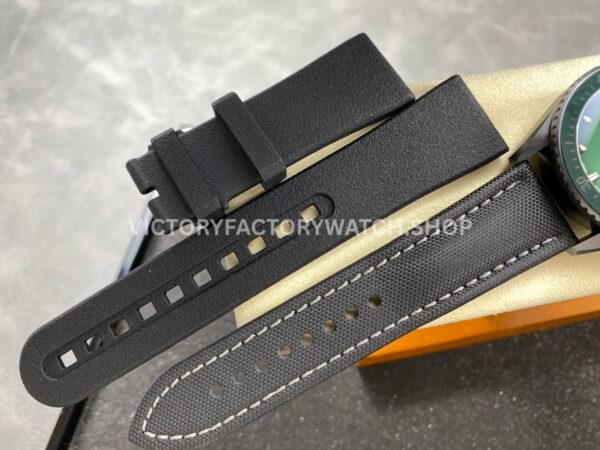 GF Factory Blancpain Fifty Fathoms Bathyscaphe 5005-0153-NABA 43mm Ceramic Textile Strap Green Dial
