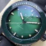 GF Factory Blancpain Fifty Fathoms Bathyscaphe 5005-0153-NABA 43mm Ceramic Textile Strap Green Dial