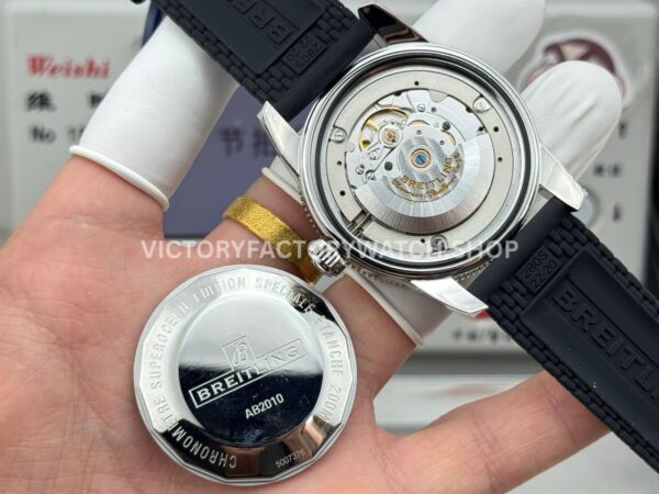 GF Factory Breitling Superocean Heritage B20 AB2010121B1A1 42mm Steel Rubber Strap Black Dial