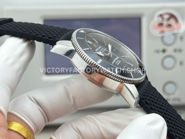 GF Factory Breitling Superocean Heritage B20 AB2010121B1A1 42mm Steel Rubber Strap Black Dial