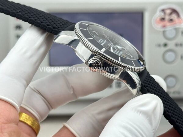 GF Factory Breitling Superocean Heritage B20 AB2010121B1A1 42mm Steel Rubber Strap Black Dial