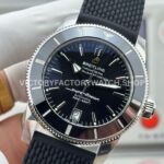 GF Factory Breitling Superocean Heritage B20 AB2010121B1A1 42mm Steel Rubber Strap Black Dial