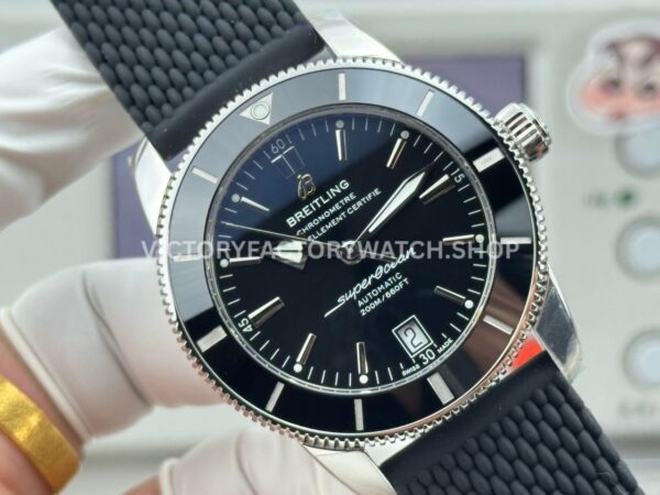 GF Factory Breitling Superocean Heritage B20 AB2010121B1A1 42mm Steel Rubber Strap Black Dial