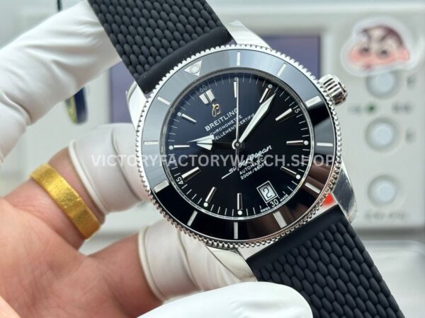 GF Factory Breitling Superocean Heritage B20 AB2010121B1A1 42mm Steel Rubber Strap Black Dial