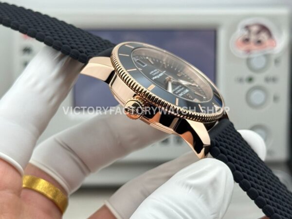 GF Factory Breitling Superocean Heritage B20 RB2010121B1S1 42mm Rose Gold Rubber Strap Black Dial (6) GF Factory Breitling Superocean Heritage B20 RB2010121B1S1 42mm Rose Gold Rubber Strap Black Dial