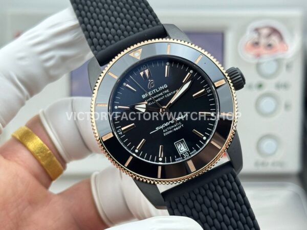GF Factory Breitling Superocean Heritage B20 UB2010121B1S1 42mm Steel Rubber Strap Black Dial (1) GF Factory Breitling Superocean Heritage B20 UB2010121B1S1 42mm Steel Rubber Strap Black Dial
